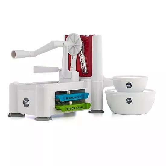 Food Network™ Spiralizer With 2-pc. Prep Bowl Set