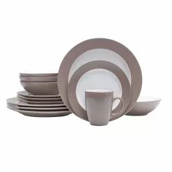 Food Network™ Applewood 16-pc. Dinnerware Set Taupe