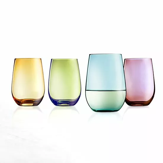Food Network™ Tuscana 4-pc. Stemless Wine Glass Set
