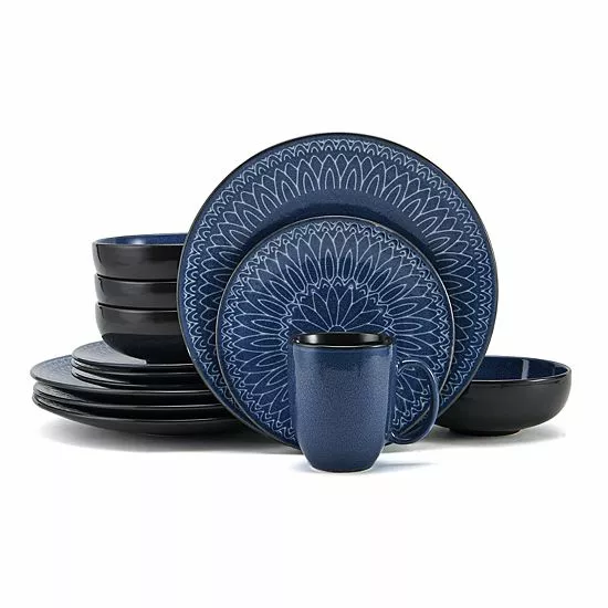 Food Network™ Tandoori Blue 16-pc. Dinnerware Set