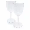 Food Network™ 2-pc. Clear Textured Acrylic Wine Glass Set