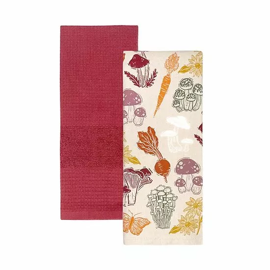 Food Network™ Fungi Garden Kitchen Towel 2-pk.