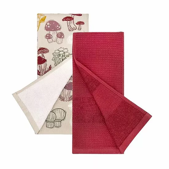 Food Network™ Fungi Garden Kitchen Towel 2-pk. - Image 2