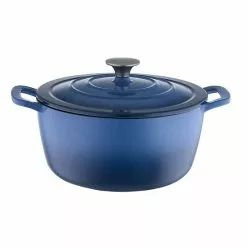 Food Network™ 3.5-qt. Ombre Enameled Cast-Iron Dutch Oven Navy