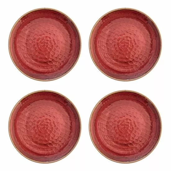 Food Network™ 4-pc. Melamine Dinner Plate Set Merlot - Image 3