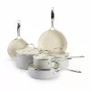 Food Network™ Farmstead 10-pc. Nonstick Ceramic Cookware Set Light Blue