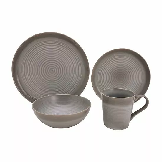 Food Network™ Soren 16-pc. Dinnerware Set Gray - Image 2