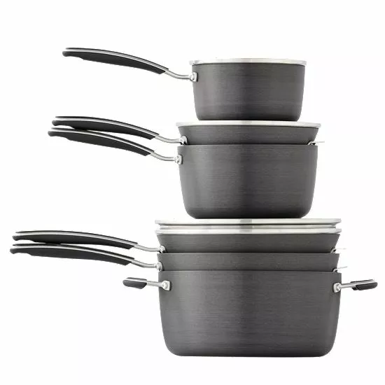 Food Network™ 10-pc. Hard-Anodized Nonstick Cookware Set - Image 2
