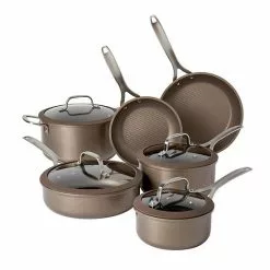 Food Network™ 10-pc. Textured Titanium Nonstick Cookware Set Silver