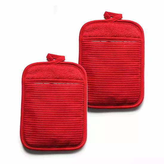 Food Network™ Silicone Pot Holder Set Khaki - Image 6