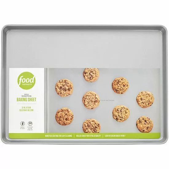 Food Network™ 15" X 21" Mega Nonstick Cookie Pan - Image 2