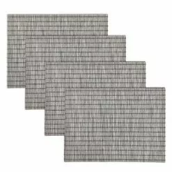 Food Network™ Basketweave Placemat 4-pk. Gray
