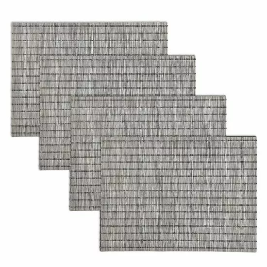 Food Network™ Basketweave Placemat 4-pk. Gray